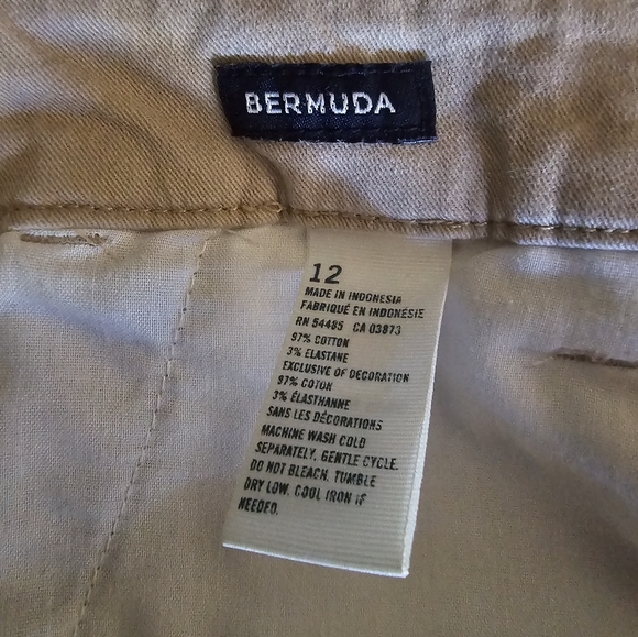 American eagle khaki bermuda shorts size 12 - Picture 3 of 4